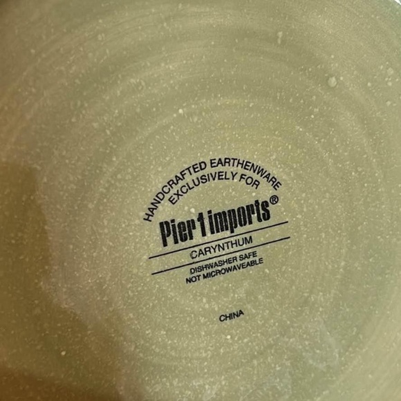 Gorgeous PIER 1 Earthenware COOKIE JAR - Picture 3 of 3